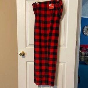 Wondershop Red and Black Plaid Pajama Pants Size 1X